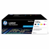 Cartouche toner 131A D'origine Laser - Pack combo - Noir, Cyan, Magenta, Jaune - 4 / Carton HP - Laser - 4 / Carton