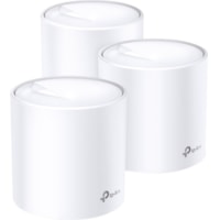 Point d'accès sans fil Deco X60 802.11ax 2.93 Gbit/s TP-Link - 5 GHz, 2.40 GHz - 4 x Antenne(s) interne - Technologie MIMO - 2 x Réseau (RJ-45) - Gigabit Ethernet - Bureau - 3