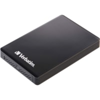 Verbatim 128GB Vx460 External SSD, USB 3.1 Gen 1 - Black - Notebook Device Supported - USB 3.1 (Gen 1) - 2 Year Warranty - 1