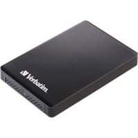 Verbatim 512GB Vx460 External SSD, USB 3.1 Gen 1 - Black - Notebook Device Supported - USB 3.1 (Gen 1) - 2 Year Warranty - 1