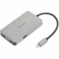 Station d'accueil DOCK419USZ USB 3.2 (Gen 1) Type C pour Notebook - 100 W - Gris Targus - pour Notebook - 100 W - USB 3.2 (Gen 1) Type C - 2 Écrans supportées - 4K, Full HD - 3840 x 2160, 1920 x 1200 - 3 x Ports USB - 2 x Ports USB Type-A - USB Type-A - 1.0 x Ports USB Type-C - USB Type-C - R