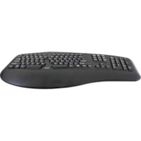 Adesso Desktop Ergonomic Keyboard (TAA Compliant) - Cable Connectivity - USB Interface - 105 Key(s) - Home, Back, Forward, Refresh, Search, Favourites, Sleep, Wake-up, Power, Calculator, My Computer, ... Hot Key(s) - English (US) - PC - Membrane Keyswitch - Black 