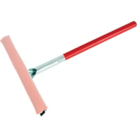 Globe 10" Wide Auto Winshield Squeegee - 22" Long - 10" (254 mm) Blade - 22" (558.80 mm) Handle - 3" (76.20 mm) Height x 10" (254 mm) Width x 16" (406.40 mm) Length - Long Lasting, Durable, Handle, Zinc Plated Head - Multi - 1Each