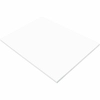 Prang Construction Paper - School Project, Art Project, Craft Project, Paper Crafting - 18" (457.20 mm) x 24" (609.60 mm) - 78 g/m² Grammage - Bright White - Groundwood - 50 / Pack