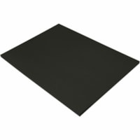 Prang Construction Paper - School Project, Art Project, Craft Project, Paper Crafting - 18" (457.20 mm) x 24" (609.60 mm) - 78 g/m² Grammage - 50 / Pack - Black - Groundwood