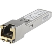 StarTech.com Juniper SFP-1GE-FE-E-T Compatible SFP Module - 1000BASE-T - 1GE Gigabit Ethernet SFP to RJ45 Cat6/Cat5e Transceiver - 100m - Juniper SFP-1GE-FE-E-T Compatible SFP - 1000BASE-T 1Gbps - 1GbE Module - 1GE Gigabit Ethernet SFP Copper Transceiver - 100m (328ft) - RJ-45 Connector - Hot-Swappa