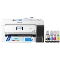 Epson EcoTank ET-15000 Inkjet Multifunction Printer-Color-Copier/Fax/Scanner-Automatic Duplex Print-33000 Pages-270 sheets Input-1200 dpi Optical Scan-Wireless LAN-Epson Connect-Epson iPrint-Mopria - Copier/Fax/Printer/Scanner - Automatic Duplex Print - Up to 33000 Pages Monthly - 270 sheets Input -