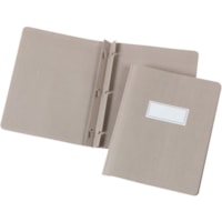 TOPS Letter Recycled Report Cover - 8 1/2" (215.90 mm) x 11" (279.40 mm) - 100 Sheet Capacity - Gray - 25 / Pack