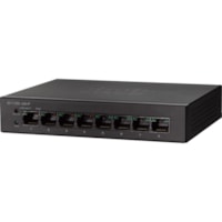 Cisco SF110D-08HP Ethernet Switch - 8 Ports - 10/100Base-TX - Refurbished - 2 Layer Supported - Twisted Pair - Lifetime Limited Warranty