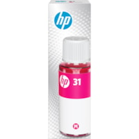 HP 31 70-ml Magenta Original Ink Bottle, 1VU27AN - Inkjet - Magenta - 8000 Pages - 70 mL Cyan - High Yield - 1Bottle