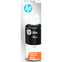 Bouteille d'encre de recharge 32XL - Noir - Jet d'encre HP - Jet d'encre - Noir - 6000 Pages - 135 mL Noir - Élevé Rendement - 1 Bouteille