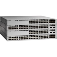 Cisco Catalyst C9300-24UB Ethernet Switch - Manageable - 3 Layer Supported - Modular - 1100 W Power Consumption - Optical Fiber - Rack-mountable - Lifetime Limited Warranty