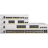 Commutateur Ethernet Catalyst 1000 C1000-24P 24 Ports Gérable Cisco - 24 Ports - Gérable - 2 Couche supportée - Modulaire - 4 Emplacements SFP - Paire torsadée, Fibre Optique - Montable en rack