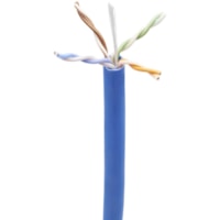 Tripp Lite by Eaton Cat6 Ethernet Cable - CMP-LP 0.5A Plenum, Blue, 1000 ft. - 1000 ft (304.80 m) Category 6 Network Cable for Network Device, Computer, Router, Modem, Surveillance Camera - First End: Bare Wire - Second End: Bare Wire - 1 Gbit/s - 23 AWG - Blue 