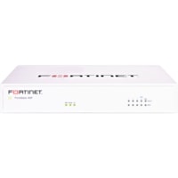 Fortinet Dispositif de Securité de Réseau/Firewall FortiGate FG-40F - 5 Port - 10/100/1000Base-T - Gigabit Ethernet - AES (256 bits), SHA-256 - 200 VPN - 5 x RJ-45 - 5 Année - Fixation au mur, Bureau