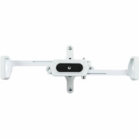 CTA Digital Security VESA and Wall Mount for 7-14 Inch Tablets, Including the iPad 10.2-Inch (7th/ 8th/ 9th Gen.), White - 7" to 14" Screen Support - 75 x 75, 100 x 100 - VESA Mount Compatible - Steel