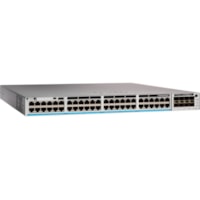 Commutateur Ethernet Catalyst 9300 C9300-48UN 48 Ports Gérable - Remis à Neuf Cisco - 48 Ports - Gérable - Remis à Neuf - 3 Couche supportée - Modulaire - 1100 W Consommation d'énergie - 645 W Budget PoE - Paire torsadée - PoE Ports - 1U - Montable en rac