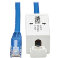 Tripp Lite by Eaton Cat6 Junction Box Cable Assembly, 18 in., Blue - 1.5 ft (0.46 m) Category 6 Network Cable for Network Device, Surveillance Camera, Wallplate, Access Point - First End: 1 x RJ-45 Network - Male - Second End: 1 x 110 Punchdown Block - 1 Gbit/s - Patch Cable - Gold Plated Contact - 