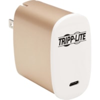 Tripp Lite by Eaton 50W Compact USB-C Wall Charger - GaN Technology, USB-C Power Delivery 3.0 - 50 W - 230 V AC, 120 V AC Input - 5 V DC, 9 V DC, 12 V DC, 15 V DC, 20 V DC Output - 3 A