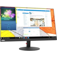 Lenovo ThinkVision S24q-10 24" (609.60 mm) Class WQHD LCD Monitor - 16:9 - Raven Black - 23.8" (604.52 mm) Viewable - In-plane Switching (IPS) Technology - WLED Backlight - 2560 x 1440 - 16.7 Million Colors - 300 cd/m² - 4 ms - Extreme Mode Refresh Rate - HDMI - DisplayPort