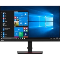 Moniteur LCD ThinkVision T27h-20 27 po Classe WQHD - 16:9 - Noir corbeau Lenovo - 27 po Visible - Technologie IPS - WLED Rétroéclairage - 2560 x 1440 - 16,7 Millions de Couleurs - 350 cd/m² Typique - 4 ms - 60 Hz Fréquence de rafraîchissement - HDMI - DisplayPort - Concentr