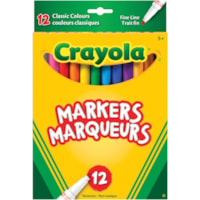 Crayola Marker - Fine Marker Point - 12