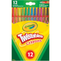 crayon Twistables Crayola - 12 / boîte