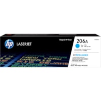 HP 206A Original Laser Toner Cartridge - Cyan - 1 Each - 1250 Pages