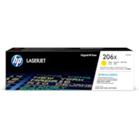 HP 206X Original High Yield Laser Toner Cartridge - Yellow - 1 Each - 2450 Pages