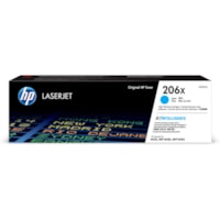 HP 206X Original High Yield Laser Toner Cartridge - Cyan - 1 Each - 2450 Pages