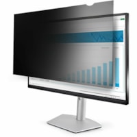 StarTech.com Monitor Privacy Screen for 24" Display - Widescreen Computer Monitor Security Filter - Blue Light Reducing Screen Protector - 24 in widescreen monitor privacy screen for security outside +/-30 degree viewing angle to keep data confidential - 2 mount options w/ adhesive strips - Anti-gla