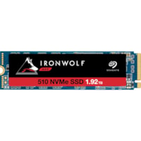 Disque SSD IronWolf 510 ZP1920NM30011 1,92 To - M.2 Interne - PCI Express NVMe - Enregistrement magnétique conventionnel (CMR) Methode Seagate - 1 DWPD - 3150 Mo/s Taux de transfer maximale en lecture - 5 Année Garantie