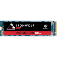 Disque SSD IronWolf 510 ZP480NM30011 480 Go - M.2 2280 Interne - PCI Express - Enregistrement magnétique conventionnel (CMR) Methode Seagate