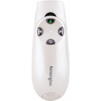 Kensington Presenter Expert Wireless with Green Laser - Pearl White - Wireless - Radio Frequency - 2.40 GHz - Pearl White - USB - 4 Button(s) - 1