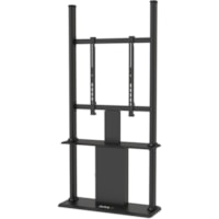 StarTech.com Digital Signage Display Stand - Black - Locking - Cable Management - Portrait Kiosk Enclosure (DSIGNAGESTND) - The portrait kiosk enclosure provides a secure mount for a 45 to 55in TV (with max weight of 176 lb./80 kg) that will captivate passersby - While many kiosks include a display,