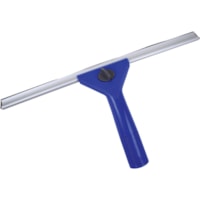 Globe 14" Plastic Window Squeegee Complete - Rubber Blade - 9" (228.60 mm) Height x 1" (25.40 mm) Width x 14" (355.60 mm) Length - Lightweight, Durable, Streak-free, Flexible, Comfortable, Ergonomic - 12 / Pack