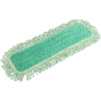 Globe Microfiber Dry Pad 18" With Fringe - 9" Width x 23" Length - MicroFiber - 10 / Pack