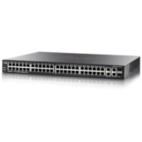 Cisco SG350-52P 52-Port Gigabit PoE Managed Switch - 52 Ports - Manageable - Gigabit Ethernet - 1000Base-T - Refurbished - 3 Layer Supported - 61.80 W Power Consumption - Twisted Pair - PoE Ports - Desktop, Rack-mountable - Lifetime Limited Warranty