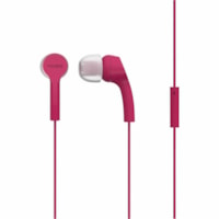 Koss KEB9i Earbuds & In Ear Headphones - Stereo - Mini-phone (3.5mm) - Wired - 16 Ohm - 18 Hz to 20 kHz - Earbud - Binaural - In-ear - 3.9 ft Cable - Noise Cancelling Microphone - Noise Canceling - Pink