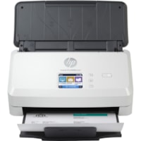 HP ScanJet Pro N4000 Sheetfed Scanner - 600 x 600 dpi Optical - 40 ppm (Mono) - 40 ppm (Color) - Grayscale, Color, Monochrome Scan - PC Free Scanning - Duplex Scanning - Cut Sheet Paper, Laser Paper, Pre-punched Paper, Cheques, Business Card, Plastic Card, Stapled Media, Plastic Carrier Sheet, Carbo