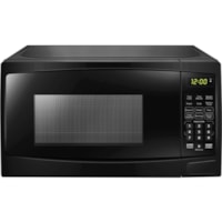 Danby 1.1 cuft Black Microwave - 31.15 L Capacity - Microwave - 10 Power Levels - 1 kW Microwave Power - 12.40" (314.96 mm) Turntable - 120 V AC - 15 A Fuse - Countertop - Black