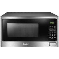 Danby Designer 1.1 cuft Microwave with Stainless Steel Front - 31.15 L Capacity - Microwave - 10 Power Levels - 1 kW Microwave Power - 12.40" (314.96 mm) Turntable - 120 V AC - 15 A Fuse - Countertop - Stainless Steel