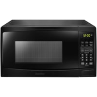 Danby 0.7 cuft Black Microwave - 19.82 L Capacity - Microwave - 10 Power Levels - 700 W Microwave Power - 10" (254 mm) Turntable - 120 V AC - 15 A Fuse - Countertop - Black