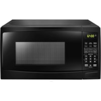 Danby 0.9 cuft Black Microwave - 25.49 L Capacity - Microwave - 10 Power Levels - 900 W Microwave Power - 10.60" (269.24 mm) Turntable - 120 V AC - 15 A Fuse - Countertop - Black