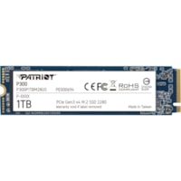 Patriot Memory P300 1 TB Solid State Drive - M.2 2280 Internal - PCI Express NVMe (PCI Express NVMe 3.0 x4) - Desktop PC, Notebook Device Supported - 320 TB TBW - 2100 MB/s Maximum Read Transfer Rate - 3 Year Warranty