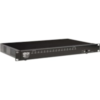 Boîtier de commutation KVM B024-HU16 Tripp Lite by Eaton - 16 Ordinateur(s) - 4 Utilisateur(s) local - 1920 x 1200 - 19 x USB - 17 x HDMI - 1U - Montable en rack, Bureau