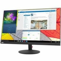 Lenovo ThinkVision S27q-10 27" Class WQHD LED Monitor - 16:9 - Raven Black - 27" Viewable - In-plane Switching (IPS) Technology - WLED Backlight - 2560 x 1440 - 1.07 Billion Colors - 350 cd/m² - 4 ms - HDMI - DisplayPort