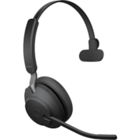 Casque Evolve2 65 Sans fil Sur tête Mono Canal - Noir Jabra - Mono Canal - USB Type C - Sans fil - Bluetooth - Sur tête - Monaural - Supra-aural - Noir