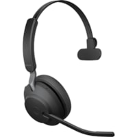 Jabra Evolve2 65 Headset - Mono - USB Type C - Wireless - Bluetooth - Over-the-head - Monaural - Supra-aural - Black