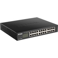 Commutateur Ethernet DGS-1100 DGS-1100-24PV2 24 Ports Gérable D-Link - 24 Ports - Gérable - 2 Couche supportée - Paire torsadée - 1U - Montable en rack, Bureau